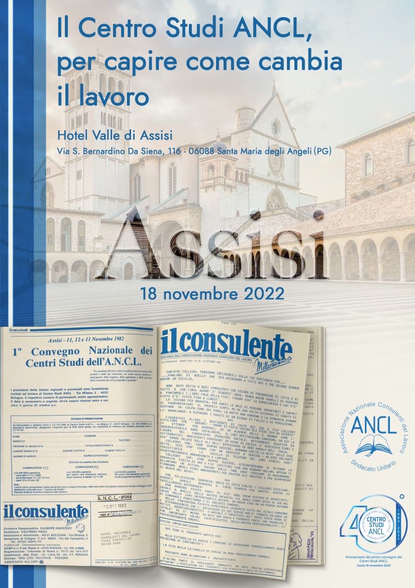 Consiglio Nazionale ANCL 2022